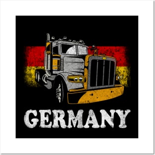 German Trucker Posters and Art